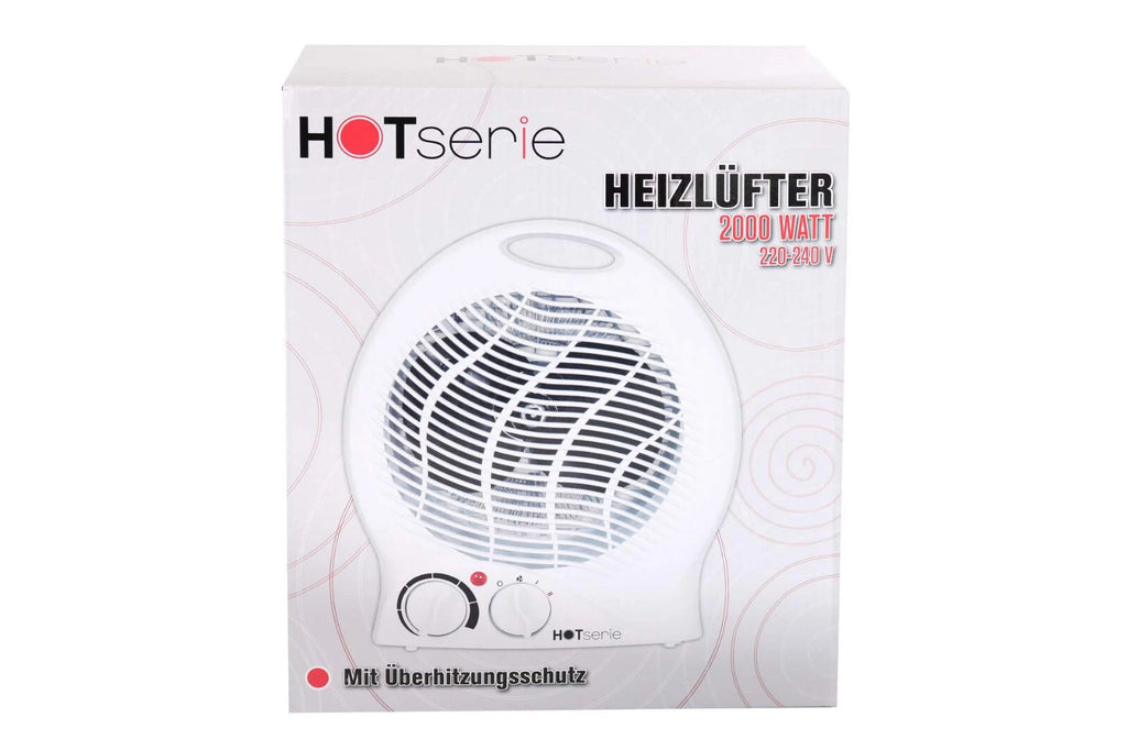 Elektrischer Heizlüfter Heizer 1000W / 2000W Heizung 3 Stufen